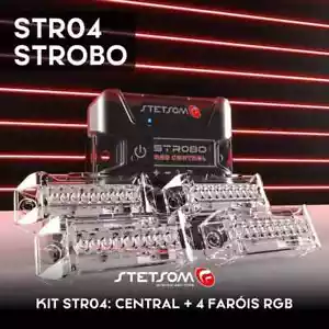4 aplicaciones Strobo Stetsom LED RGB automotrices Bluetooth Com - Imagen 1 de 8