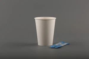 50 x 16oz White Paper Cups Disposable Cups Events Catering Wedding Birthday - Picture 1 of 4