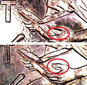 Lot of 2x diff 2009 P Lincoln 1c DDR Errors Doubled Die Reverse Cents - Picture 1 of 7