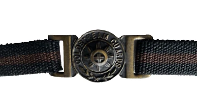 CINTURÓN ELÁSTICO VINTAGE CANTERBURY COLDSTREAM GUARDS TELA NEGRO Y MARRÓN PARA HOMBRE L Foto 1 de 4