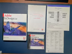 Adobe InDesign 2.0 Education Version Apple Mac OS with Serials and Box Complete - Picture 1 of 23