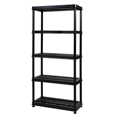 Greenmade 5-Tier Utility Rack Shelving Unit, 150 lbs Per Shelf, Garage, Laundry