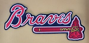 Atlanta Braves Huge High Quality Embroidered Patch 12.5"x5.7"