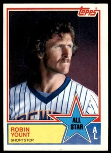 1983 Topps Robin Yount B Baseball Cards #389 - Picture 1 of 2