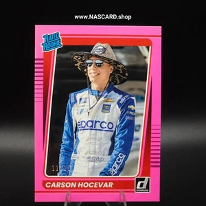 2022 Panini Donruss NASCAR - Rated Rookie Carson Hocevar #29 Pink /25 (RC) - Picture 1 of 2