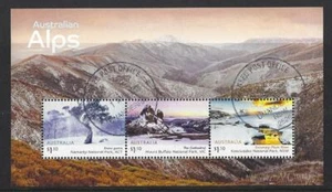AUSTRALIA 2020 AUSTRALIAN ALPS MINIATURE SHEET  FINE USED - Picture 1 of 1