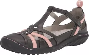 JBU by Jambu Women's Dove Mary Jane Flats US W 7 Charcoal Petal Black Pale Pink - Picture 1 of 8