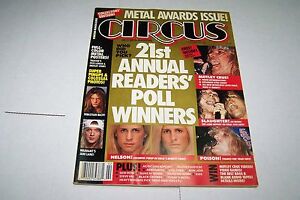 FEB 28 1991  CIRCUS rock and roll music magazine MOTLEY CRUE - POISON