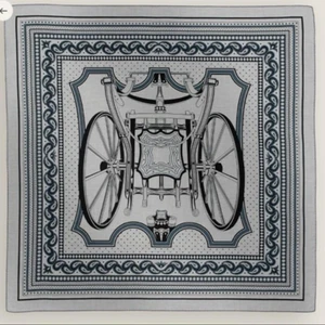 HERMES Carre 140 Kaschmir Seide Carrejuan Schal Stola Neu Mit Etikett - Bild 1 von 5