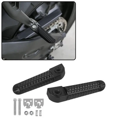Rear Footrests Foot Pegs For Yamaha YZF-R1 R1S R1M 2015-2025 YZF-R6 17-25 YZF-R7 - Image 1 of 4