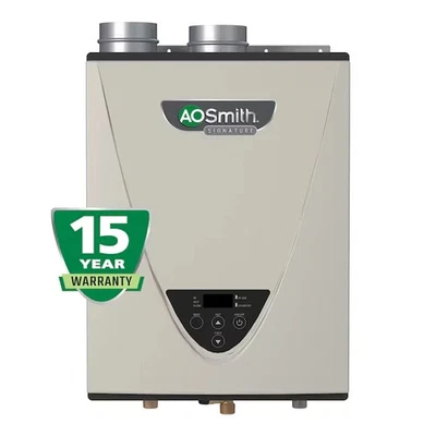 A. O. Smith 190,000-BTUh Gas Powered Tankless Water Heater (GT15-310U-O) - Image 1 of 4