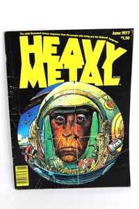 Heavy Metal Magazine #3 June 1977 Richard Corben Moebius Druillet FR/G- - Picture 1 of 5
