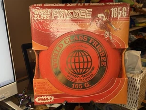 Wham-o Frisbee World Class 165 Gram 80 mold John Kirkland new in package Red - Picture 1 of 13