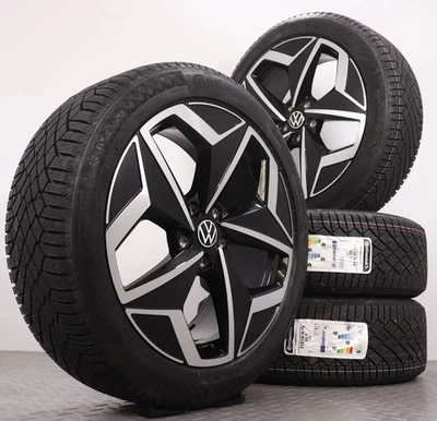Winterräder VW ID.3 19 Zoll Original Felgen Andoya Winterreifen 215/50R19 Conti - Bild 1 von 4