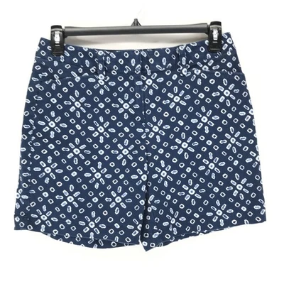 Pantalones Cortos Lands' End Estampado Floral Para Mujer Talla 8 Pequeña Mezcla de Algodón Verano Informales Foto 1 de 4