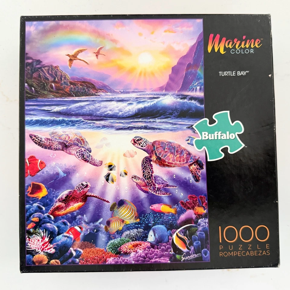 Головоломка Buffalo Marine Color Turtle Bay 1000 элементов - Изображение 1 из 1