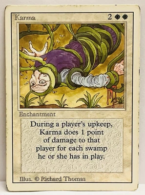 Karma - MTG-Revised Edition (3ED)-Regular-HP - Image 1 of 2