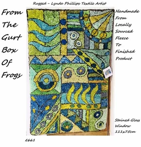 Lynda Phillips Textilkunst - Buntglasfenster - vom Vlies bis fertig - Bild 1 von 7