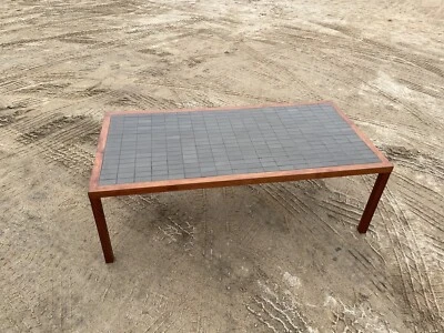 Mesa de centro moderna de mediados de siglo de azulejos de mosaico Martz Marshall Studios de colección Foto 1 de 4