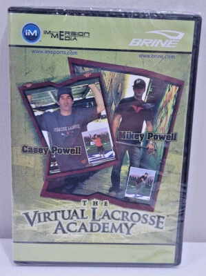 The Virtual Lacrosse Academy DVD Mikey & Casey Powell Brine Sports 2006 RARE NEW - Image 1 of 4