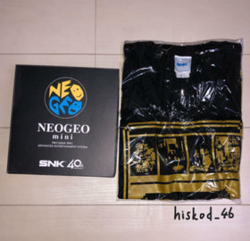 NEOGEO mini Game Console & SNK Dot Hero's T - shirt Orochinagi Limited Set Japan