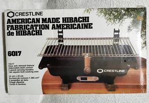 🆕 Hibachi Crestline Portable Grill Model 6017 Tabletop Outdoor 10"X17" - Picture 1 of 3