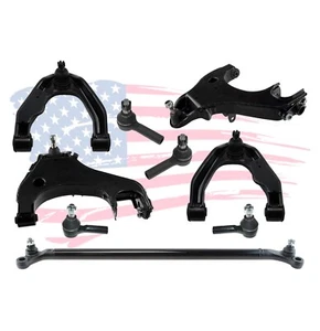 Front Suspension for Nissan Frontier Xterra Control Arms Tie Rods Center Link - Picture 1 of 12