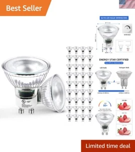 36 Pack GU10 LED Bulb Dimmable Light Bulbs, 5000K Daylight White 5.5W, 50 Wat... - Picture 1 of 9