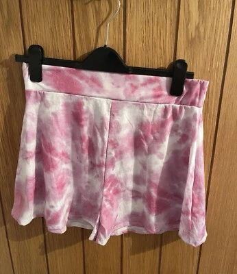 Boohoo Tie Die Shorts size 12 - Image 1 of 2