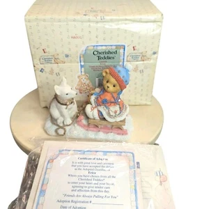 Cherished Teddies Erica "Friends Are Always Pulling For You" 176028 1996 - Imagen 1 de 3