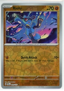 Riolu Reverse Holo 50/131 - Pokemon Prismatic Evolutions - Casi nuevo - Imagen 1 de 2