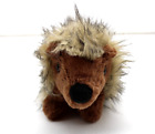 Wild Real Animal Hairy Brown Porcupine Stuffed Animal Plush 14inch Long