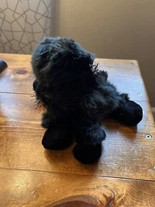 Webkinz Black Poodle - No Code - No Tag - Scruffy Plush Toy Dog Stuffed Animal - Picture 1 of 4