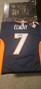 John Elway Autographed Denver Broncos Signed Mitchell & Ness Authentic Fanatics - Picture 1 of 3