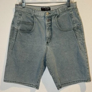 VINTAGE Guess Shorts 32 Mens Light Blue Denim Jeans Baggy Jorts Skater USA Y2K - Picture 1 of 7