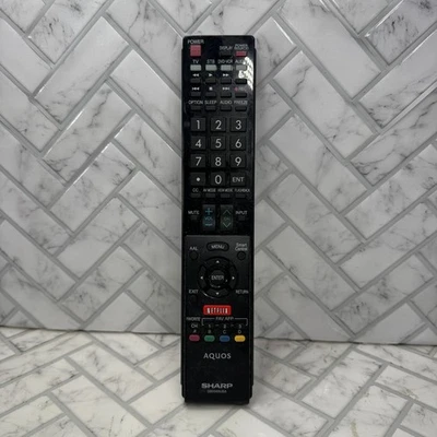 Sharp GB004WJSA Remote Control Clean Tested & Works SEE VIDEO - Image 1 of 4