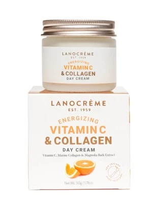 LANOCREME New Zealand Energizing Vitamin C & Collagen Day Cream 50g NEW - Image 1 of 4