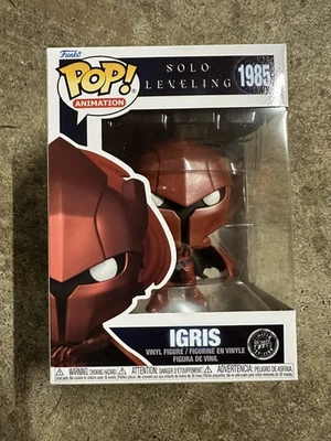 Funko Pop! Vinyl: Solo Leveling - Igris (Chase) with insert #1985 Free Shipping - Image 1 of 4