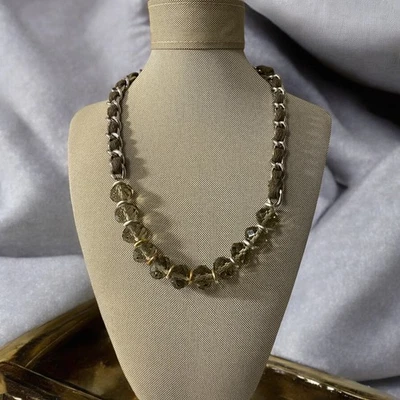 Cadena Kenneth Cole New York tono plata con cuentas de vidrio Foto 1 de 2