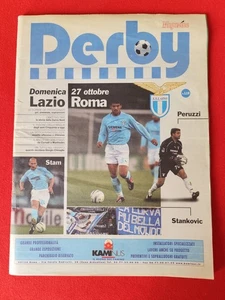 Fußball LAZIO vs ROM ** DERBY MAGAZIN vom 27.10.2001 ** 60 Seiten mit Fotos - Bild 1 von 16