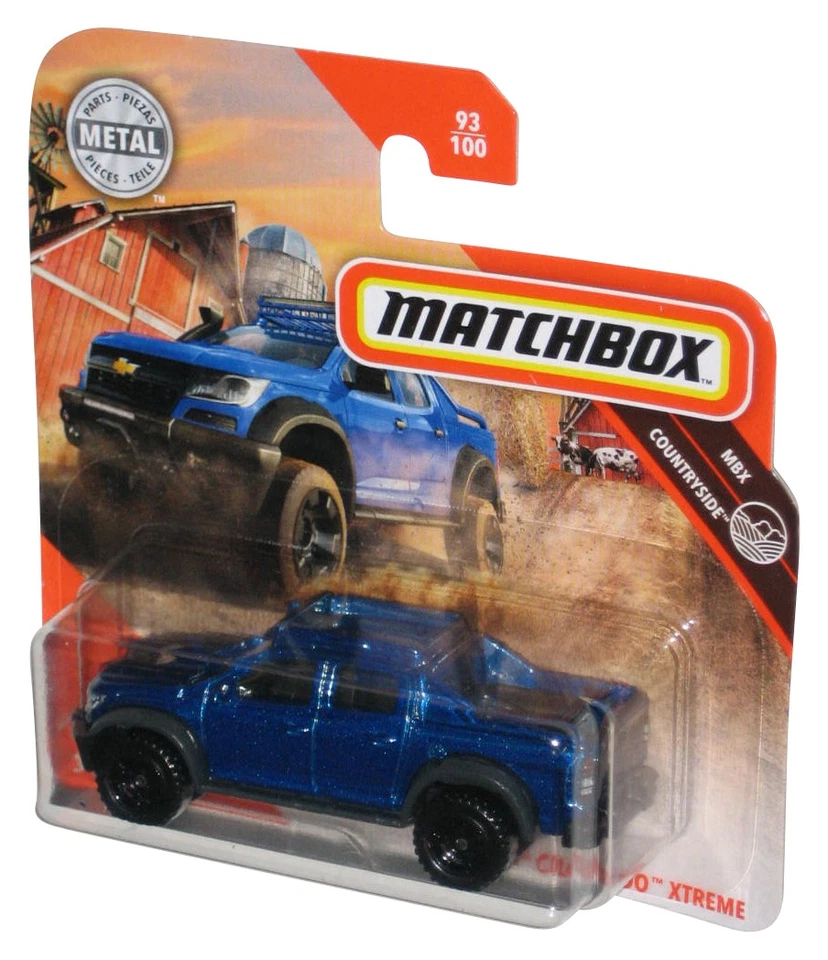 Matchbox MBX Countryside (2019) синий '16 Chevy Colorado Xtreme металлический игрушечный грузовик 9 - Изображение 1 из 1