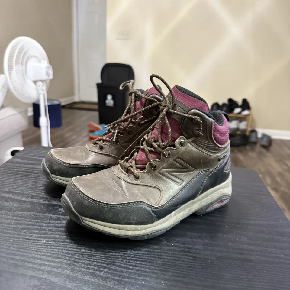 New Balance 1400 Bota de Senderismo Mujer’s 7D Impermeable Cuero S Con Cordones WW1400DB Foto 1 de 4