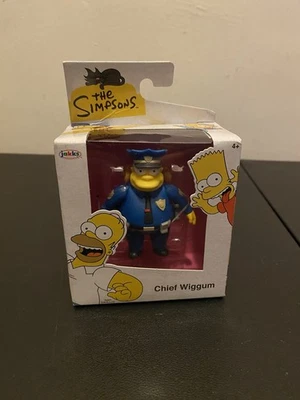 "Figura Jakks Pacific 2024 The Simpson Chief Wiggum 2,5"" NUEVA" Foto 1 de 4