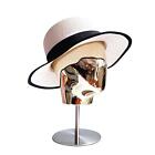 Hair Styling Show Stand Mannequin Head Model Hat Holder Non Slip Sturdy Hat