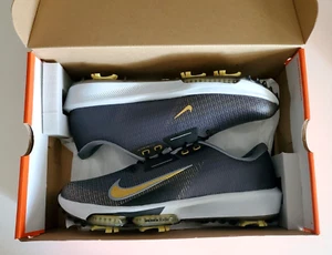 Nike Infinity Tour NEXT% 2 Black Gold Men's Golf Shoes FD0217 003 Size 11 - Picture 1 of 12
