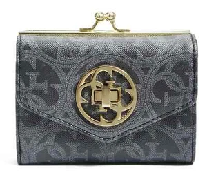 Guess Frame Coin Damen Geldbörse Braun NEU! KOSTENLOSER VERSAND  - Bild 1 von 8