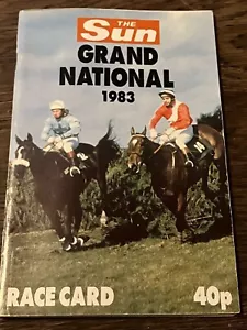 Aintree Grand National 1983 Racecard Programme - Corbiere Rare & Good Condition - Picture 1 of 12