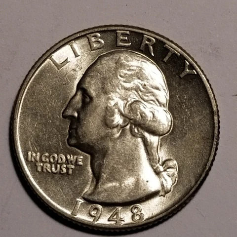1948 Washington Quarter Choice UNC Cover