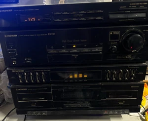 Pioneer RX-530 FM/AM Digital Synthesizer w/ Double Cassette Deck Receiver - Picture 1 of 21