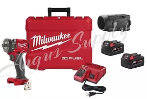 Milwaukee 2855-22 M18 FUEL Compact 1/2" Drive Stubby Impact Gun Wrench Kit - Picture 1 of 3
